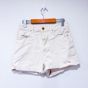 ZARA Beige jeans shorts